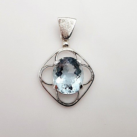 Dije de Cuarzo Aqua Aura - Dijes