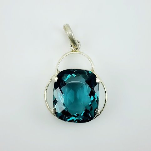 Dije de Cuarzo Aqua Aura - Dijes