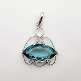 Dije de Cuarzo Aqua Aura - Dijes