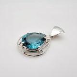 Dije de Cuarzo Aqua Aura - Dijes