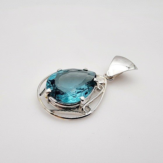 Dije de Cuarzo Aqua Aura - Dijes