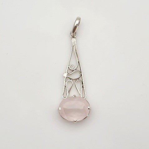 Dije de Cuarzo Rosa - Dijes