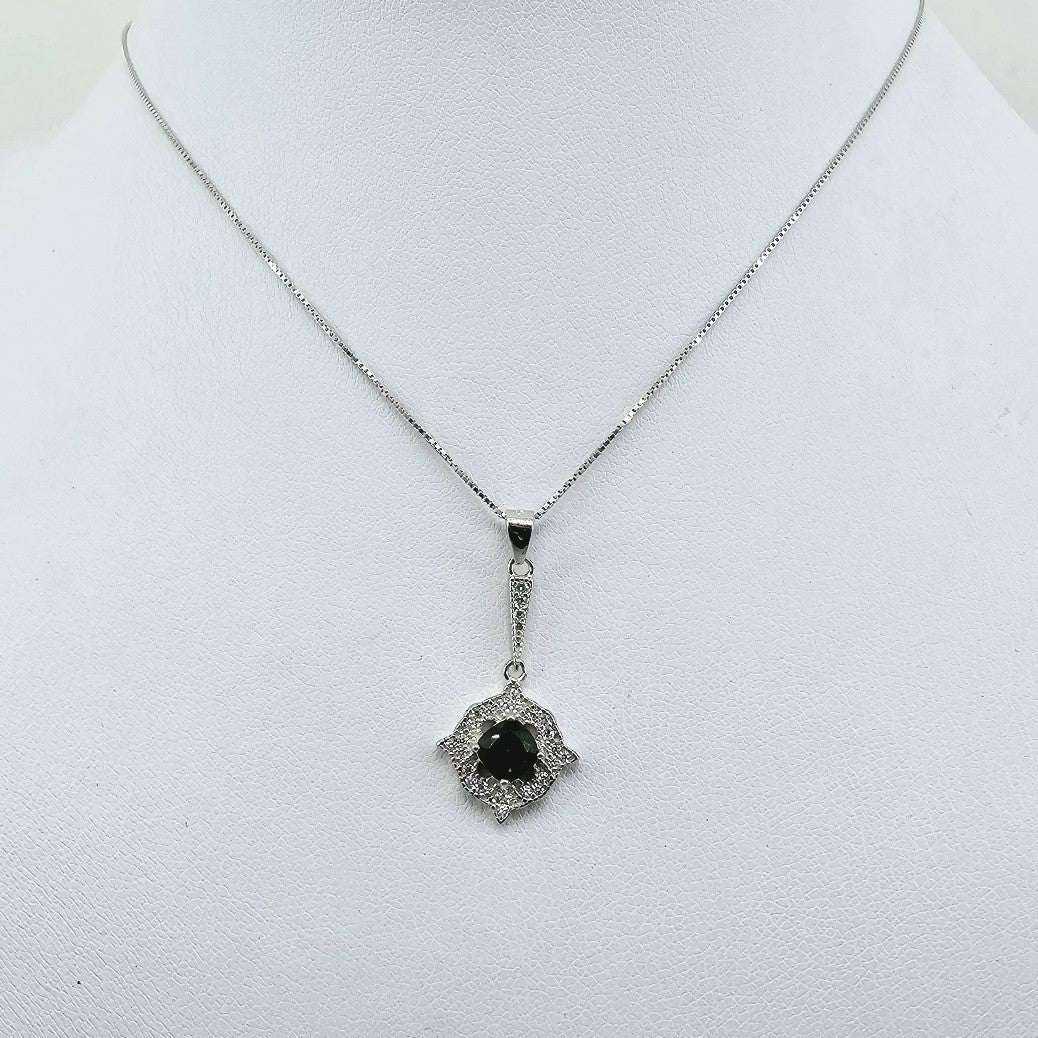 Dije de Diópsidos con cadena 45 cm - Dijes
