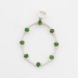Dije de Diópsidos y Cubic Zirconia - Dijes