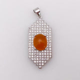 Dije de Granate Hessonite - Dijes