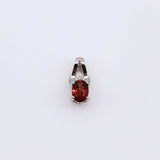 Dije de Granate y cubic zirconia - Dijes