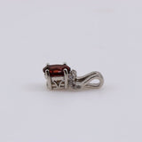 Dije de Granate y cubic zirconia - Dijes