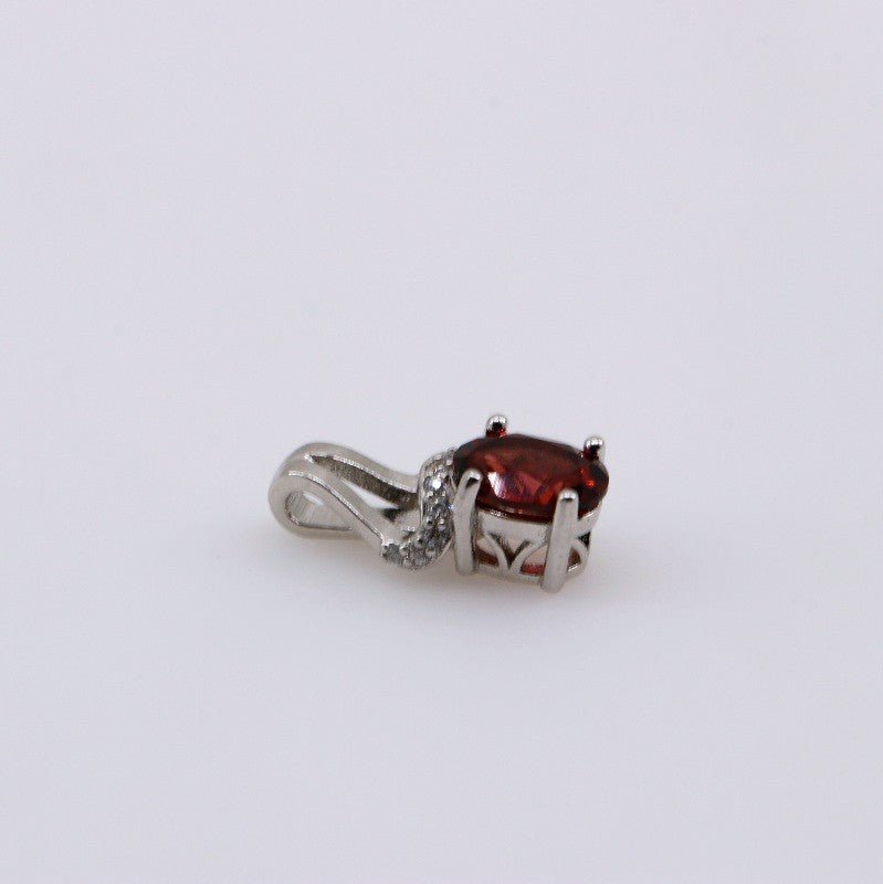 Dije de Granate y cubic zirconia - Dijes