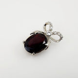 Dije de Granate y cubic zirconia - Dijes