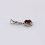 Dije de Granate y cubic zirconia - Dijes