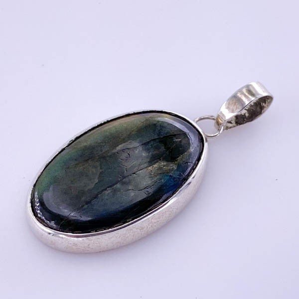Dije de Labradorita Dorada en Plata 925 - Dijes