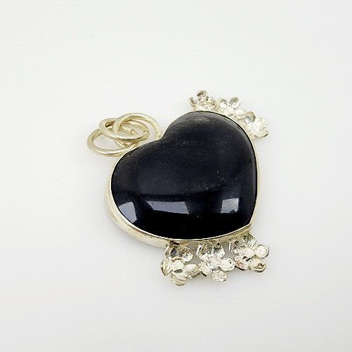 Dije de Obsidiana plateada - Dijes