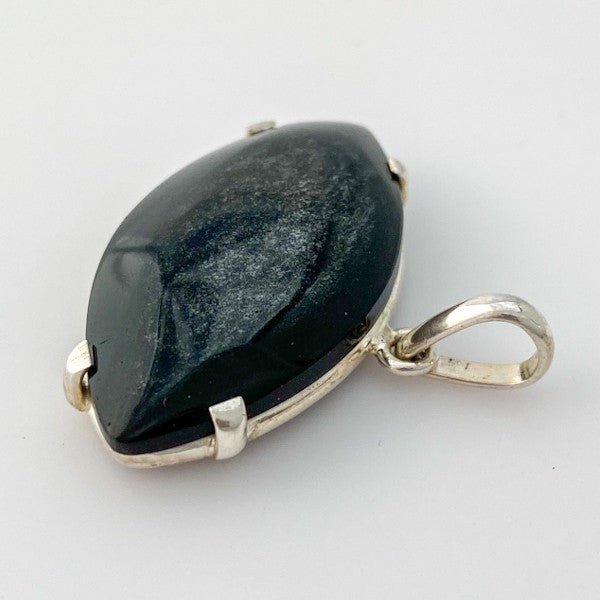 Dije de Obsidiana Plateada - Dijes