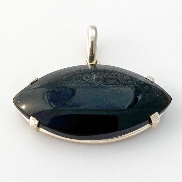 Dije de Obsidiana Plateada - Dijes