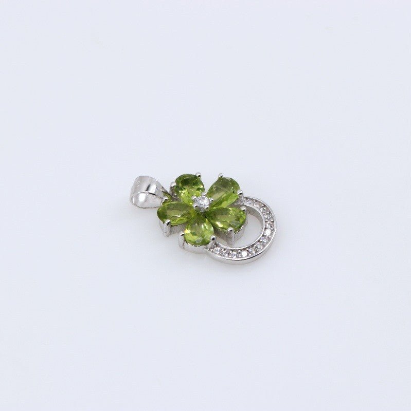 Dije de Peridoto y cubic zirconia - Dijes