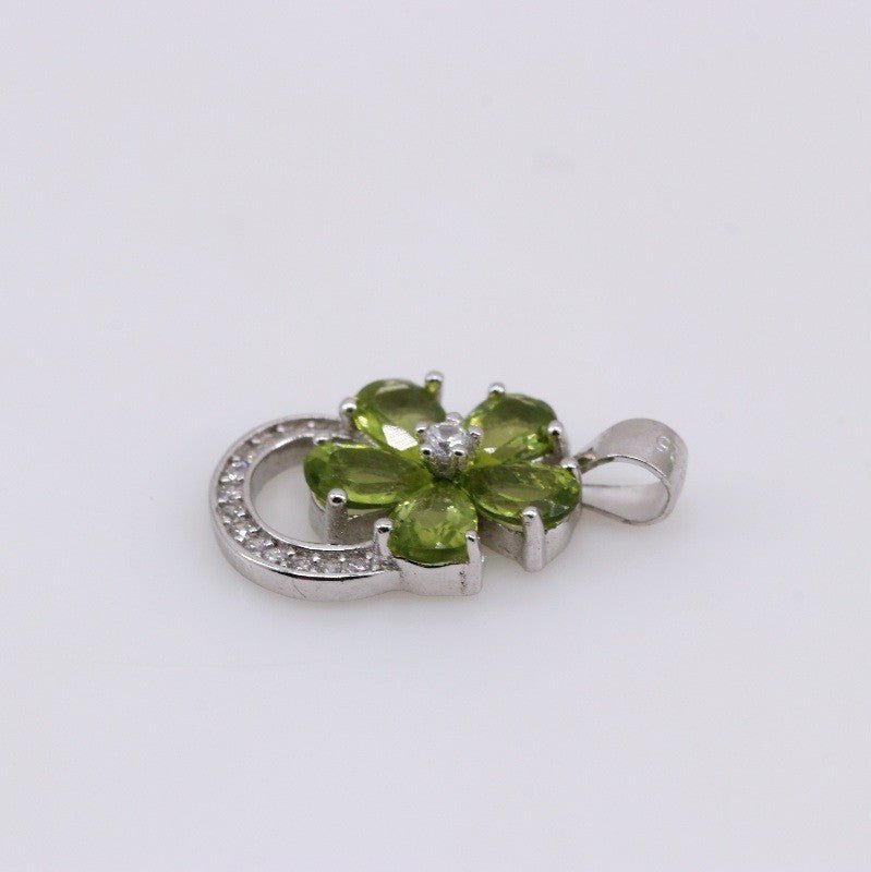 Dije de Peridoto y cubic zirconia - Dijes
