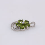 Dije de Peridoto y cubic zirconia - Dijes
