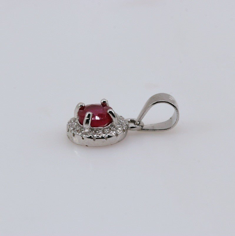 Dije de Rubí y Cúbic Zirconia - Dijes