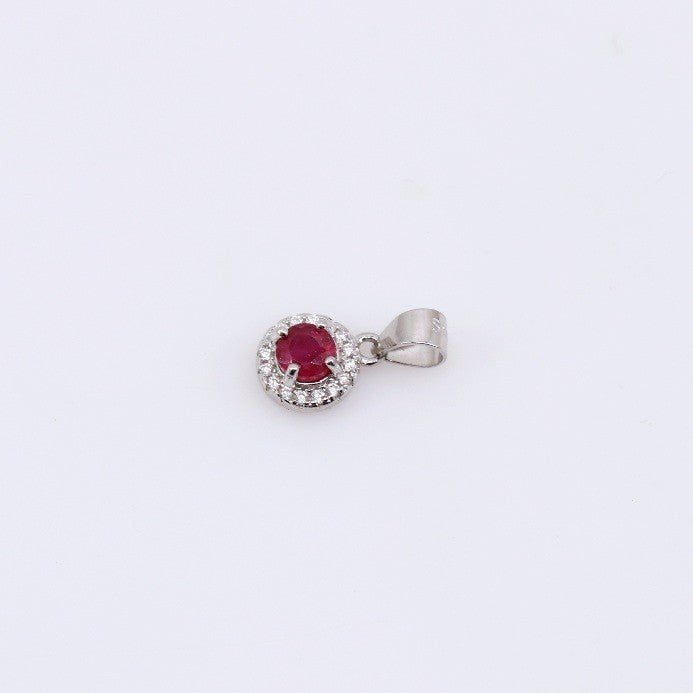 Dije de Rubí y Cúbic Zirconia - Dijes