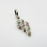 Dije de turmalinas multicolores - Dijes