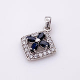 Dije de Zafiro y cubic zirconia - Dijes