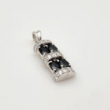 Dije de Zafiro y cubic zirconia - Dijes