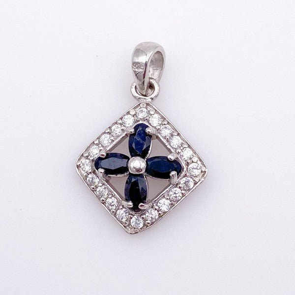 Dije de Zafiro y cubic zirconia - Dijes