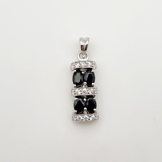Dije de Zafiro y cubic zirconia - Dijes
