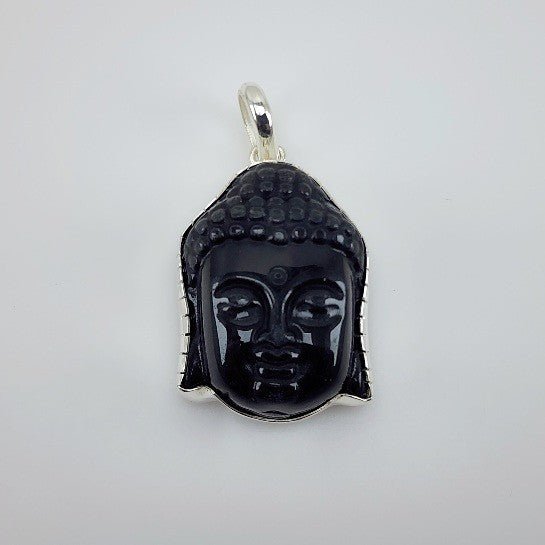 Dije Talla de Kuan - Yin en Obsidiana Negra - Dijes