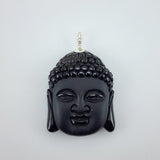 Dije Talla de Kuan - Yin en Obsidiana Negra - Dijes