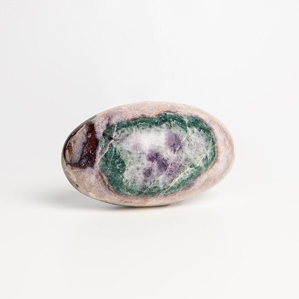 Escultura de Fluorita: Huevo - Talla en piedra