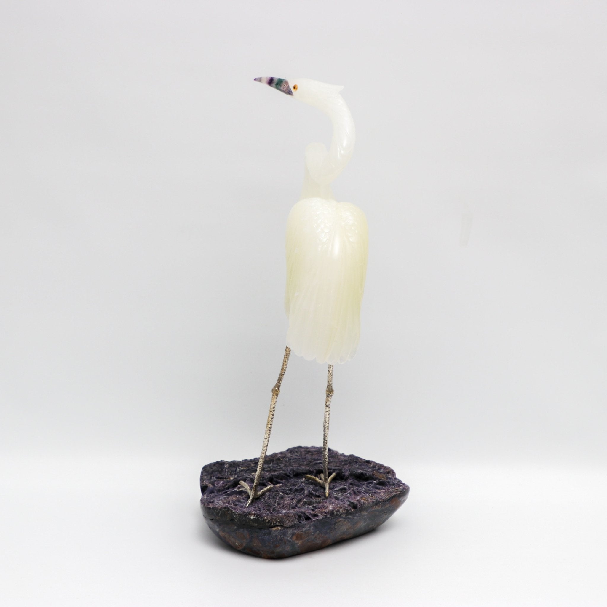 Garza Blanca - Talla en piedra