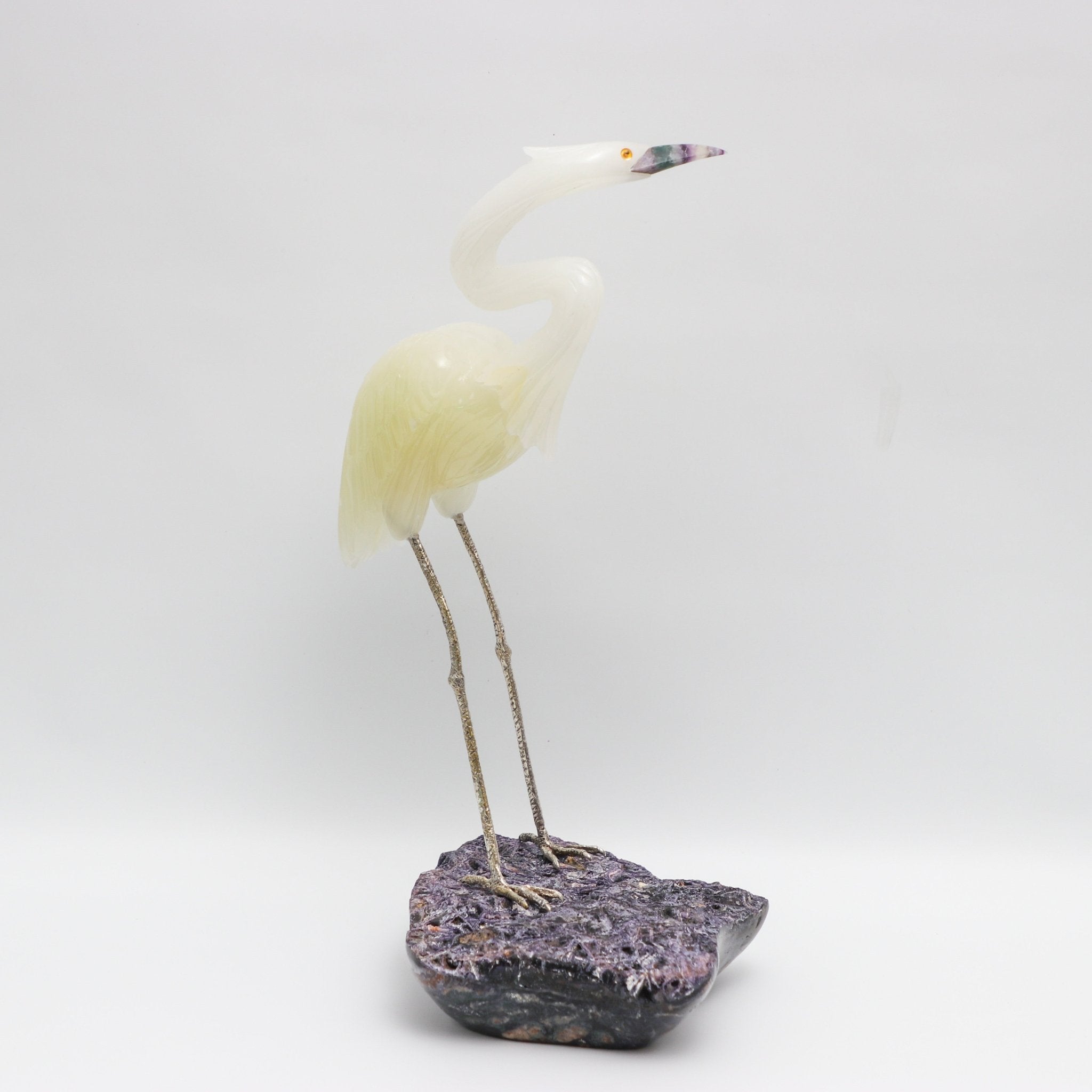 Garza Blanca - Talla en piedra