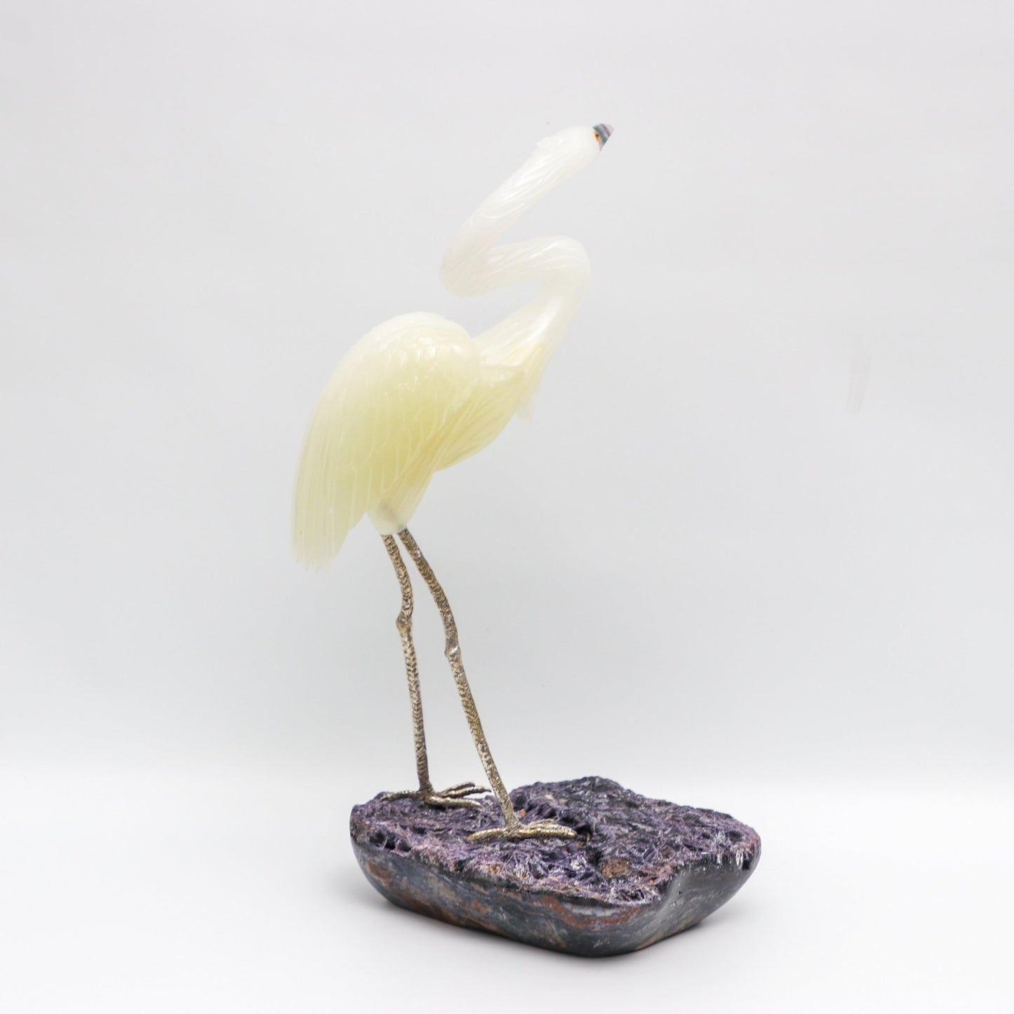 Garza Blanca - Talla en piedra
