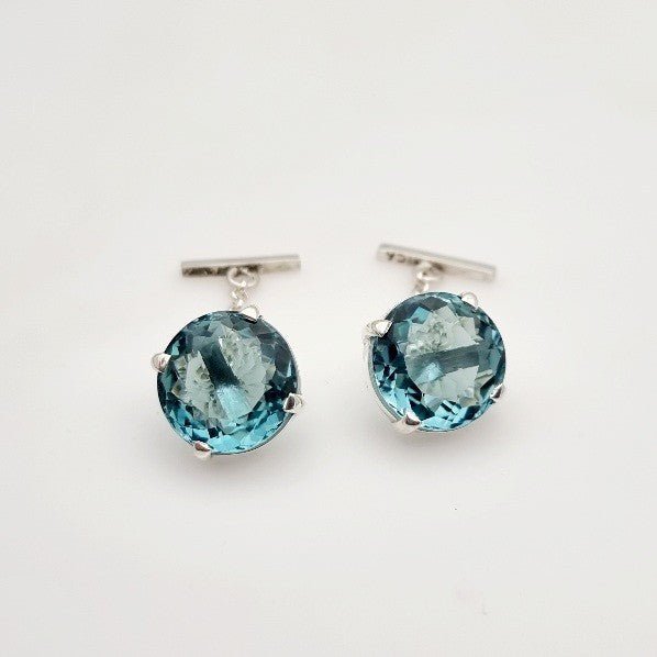 Gemelos de Cuarzo Aqua Aura - 