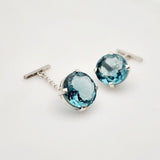 Gemelos de Cuarzo Aqua Aura - 