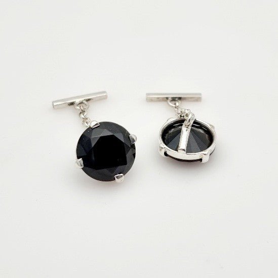 Gemelos de Obsidiana Arco Iris - Accesorios hombre