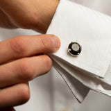 Gemelos de Obsidiana Arco Iris - Accesorios hombre