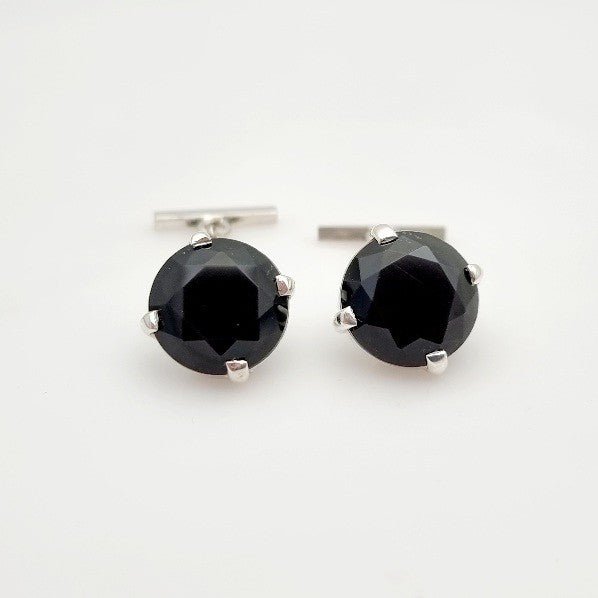 Gemelos de Obsidiana Arco Iris - Accesorios hombre