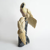 Loros Alegres - Talla en piedra