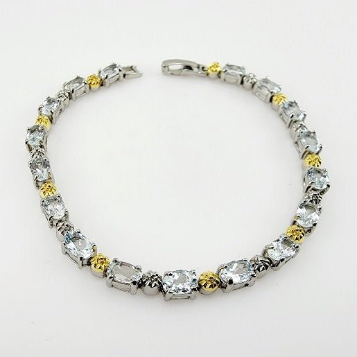 Pulsera de Aguamarina - Pulseras