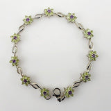 Pulsera de Amatista y Peridotos - Pulseras