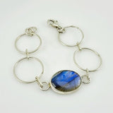 Pulsera de Labradorita Azul - Pulseras