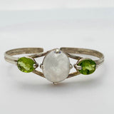Pulsera de Piedra Luna y Peridoto - Pulseras