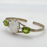 Pulsera de Piedra Luna y Peridoto - Pulseras