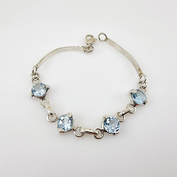 Pulsera de Topacio Azul - Pulseras