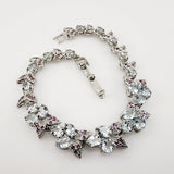 Pulsera de Topacio blanco y Rodolito - Pulseras
