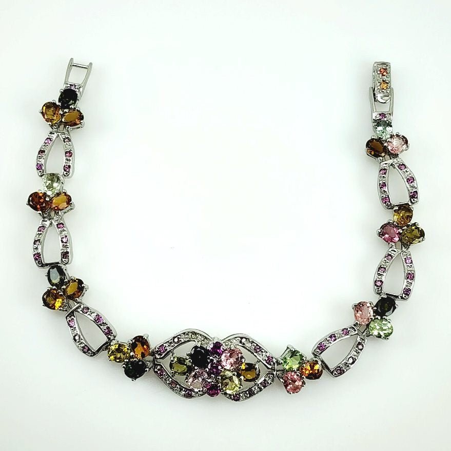 Pulsera de Turmalinas y zafiros - Pulseras
