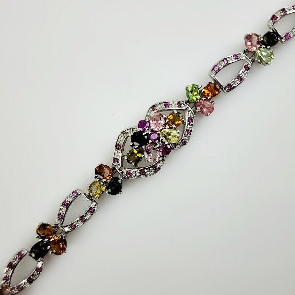 Pulsera de Turmalinas y zafiros - Pulseras