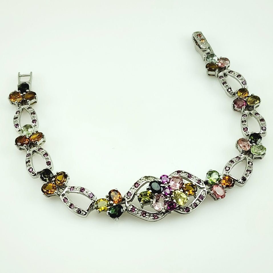 Pulsera de Turmalinas y zafiros - Pulseras